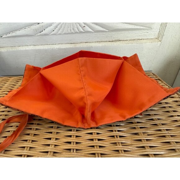 Vintage MCM Swedish Jewelry Pouch Peach With Deer Atomic Animals - Picture 6 of 9